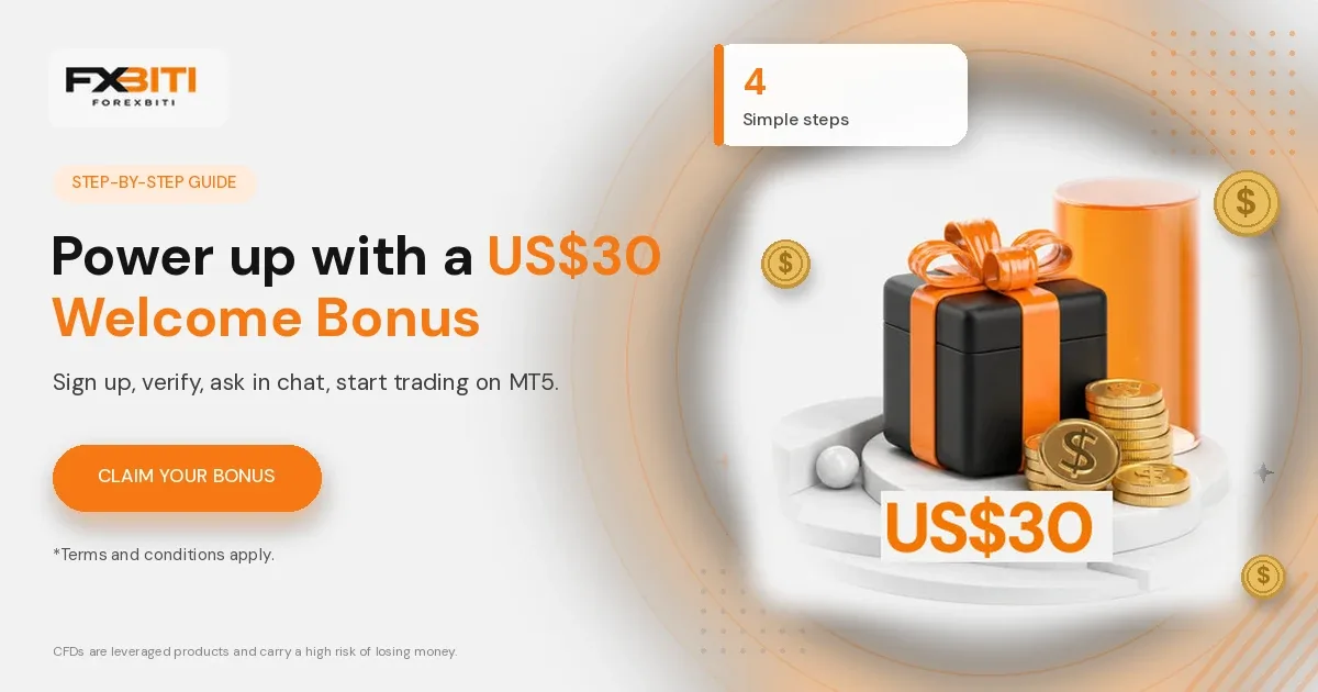 FXBITI US$30 Welcome Bonus